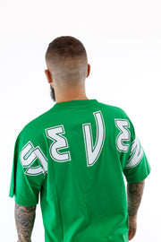 T-shirt Seven Sleveless - Green & White