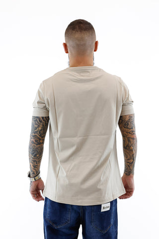 T-shirt Seven Creme & White