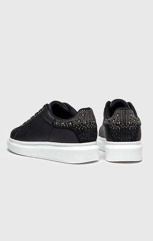 Black Crystal Fade Sneakers GIANNI KAVANAGH