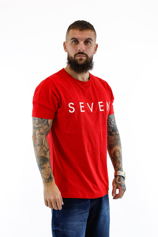 T-shirt Seven Red & White