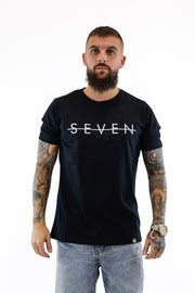 T-shirt Seven Scratched - Black