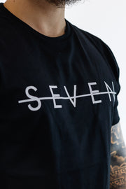 T-shirt Seven Scratched - Black