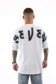 T-shirt Seven Sleveless - White & Black