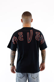 T-shirt Seven Sleveless - Black & Red