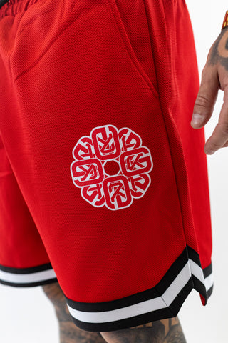 Calção vermelho rotate Gianni Kavanagh