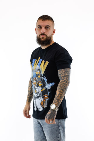 T-shirt Seven Golden Skull - Black