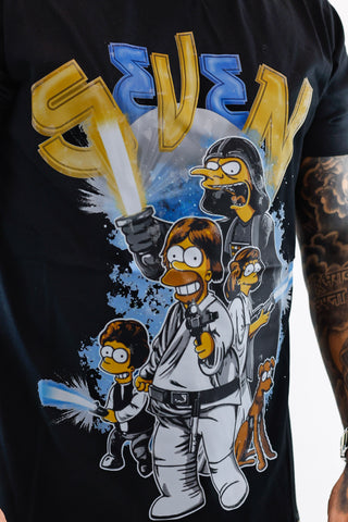 T-shirt Seven Simpson - Black