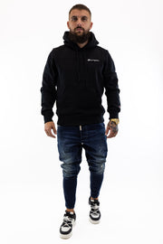 Sweat Preta Cardada Champion