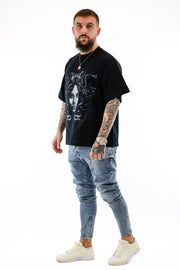 Black Medusa T-Shirt Sik Silk