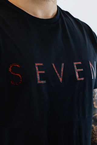 T-shirt Seven Black & Red