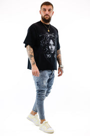 Black Medusa T-Shirt Sik Silk