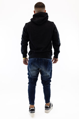 Sweat Preta Cardada Champion