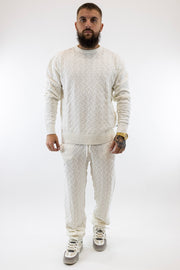 Conjunto Branco Snug Knit Gianni Kavanagh