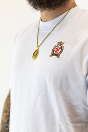 T-Shirt Branca Cordão Sik Silk