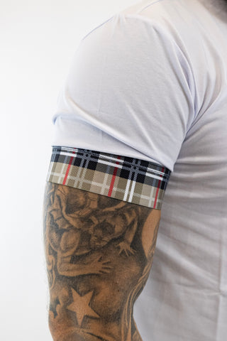 T-Shirt Branca com Elastico British Gianni Kavanagh