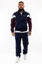 Fato Treino Completo Azul e Bordeaux Champion