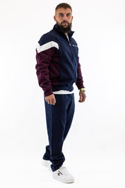 Fato Treino Completo Azul e Bordeaux Champion