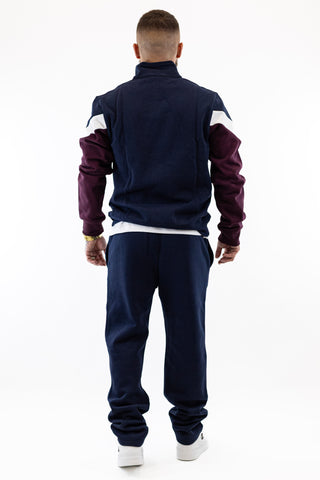 Fato Treino Completo Azul e Bordeaux Champion