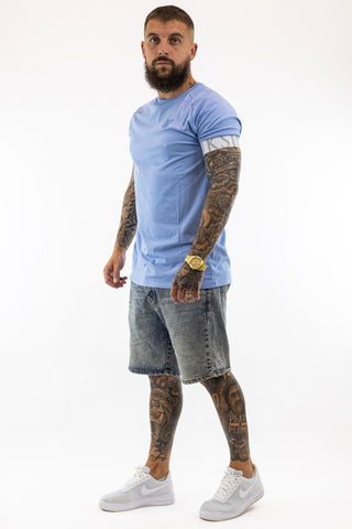 Tech T-Shirt Blue Sik Silk