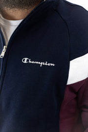 Fato Treino Completo Azul e Bordeaux Champion