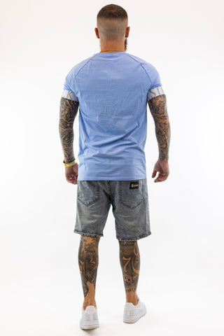 Tech T-Shirt Blue Sik Silk