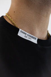 T-Shirt Oversized Preta 2017 Gianni Kavanagh