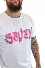 Seven T-Shirt pink white