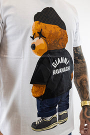 T-Shirt Branca Urso Gianni Kavanagh