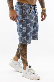 Light Blue Clone Denim Shorts Gianni Kavanagh