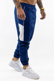 Fato Treino Completo Azul e Branco Sik Silk