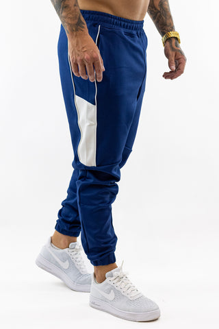 Fato Treino Completo Azul e Branco Sik Silk