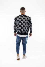 Casaco Black Clone Cardigan GIANNI KAVANAGH