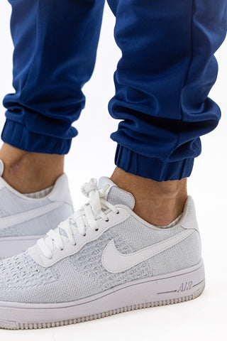 Fato Treino Completo Azul e Branco Sik Silk