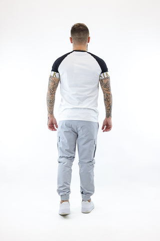 Sik Silk Black & White Tech T-shirt