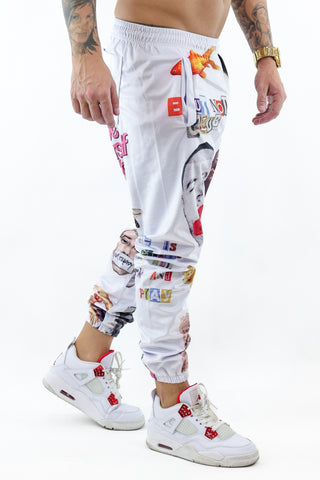 Tracksuit Velvet Butnot Printed White