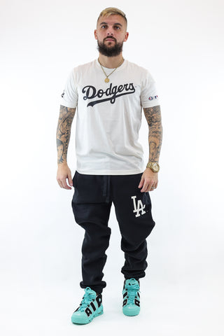 OFF-WHITE Dodgers Crewneck Cotton T-shirt Champion