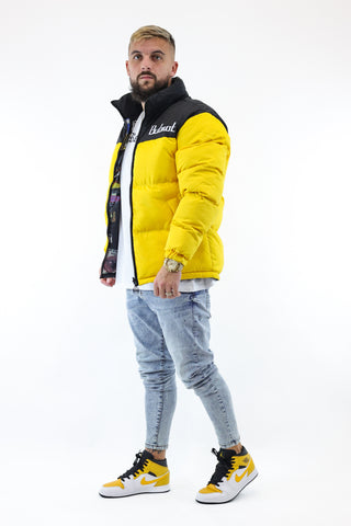 Bomber reversible butnot yellow-black