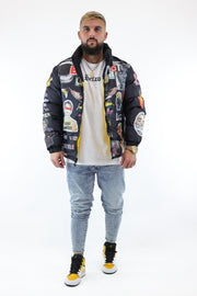 Bomber reversible butnot yellow-black