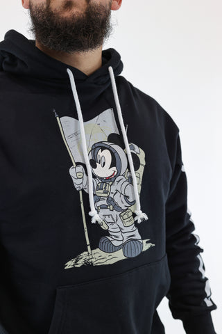 Sweat Preta Mickey Capuz