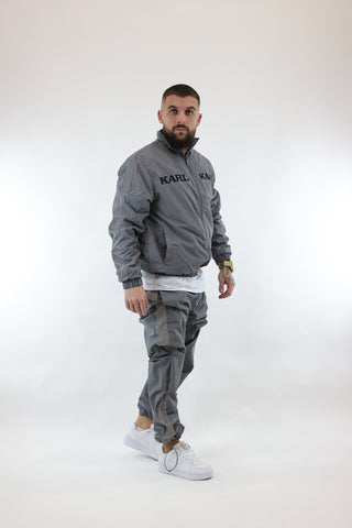 tracksuit set KarlKani Grey