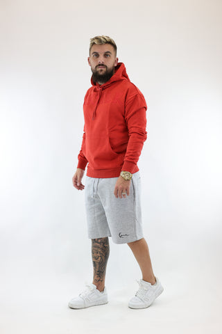 SikSilk Red Applique Hoodie