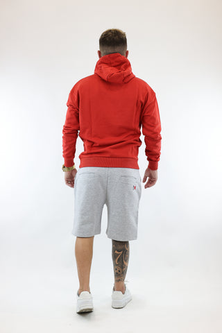 SikSilk Red Applique Hoodie