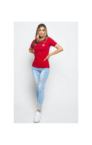 T-shirt SikSilk Duality Ringer - Red