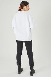 Camisola 24colours Oversize Cavalo - White