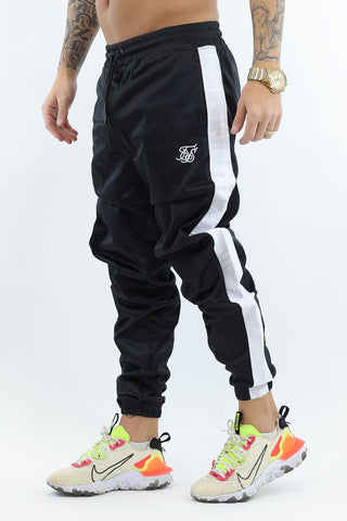 Fato Treino SikSilk Oversized Preto e Rosa