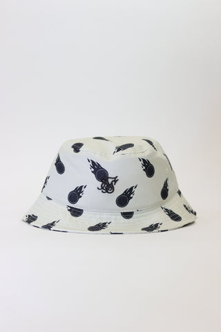 Ecru Space Jam x SikSilk Aop Bucket Hat