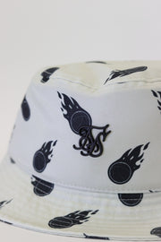 Ecru Space Jam x SikSilk Aop Bucket Hat