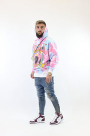 Sweat Capuz oversized tie dye SIKSILK