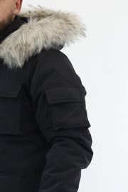 Parka Couture Longline Black