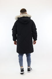 Parka Couture Longline Black